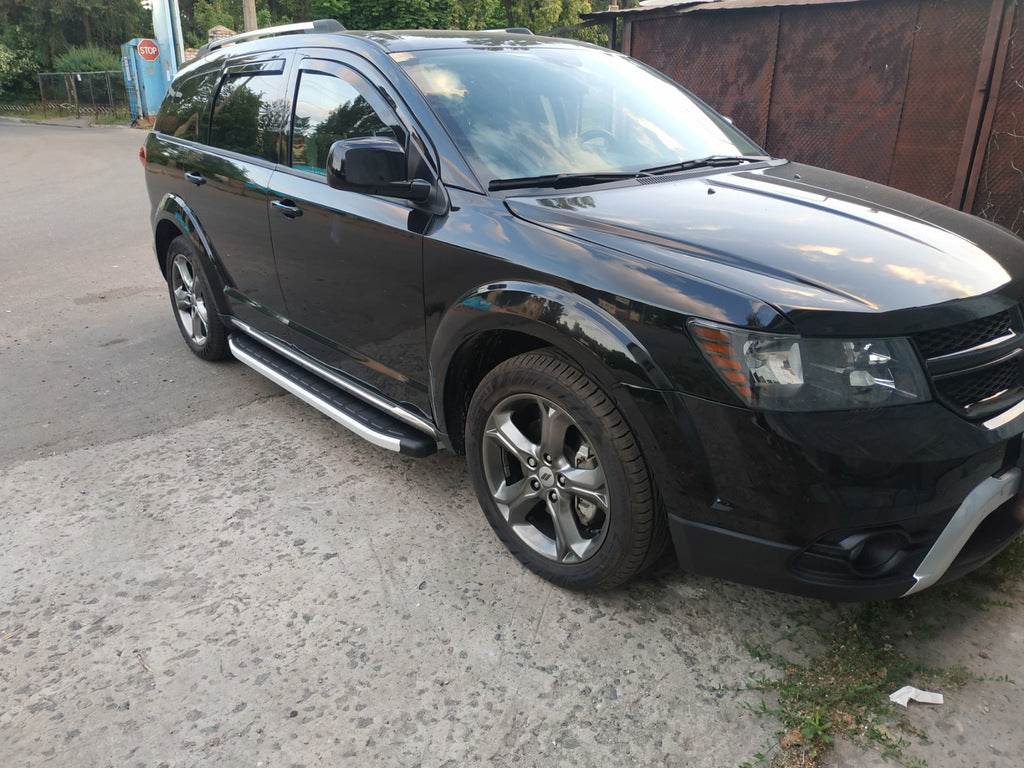 Lateral platforms Fullmond (2 pieces, aluminum) for Dodge Journey 2008↗ - Reelken Auto