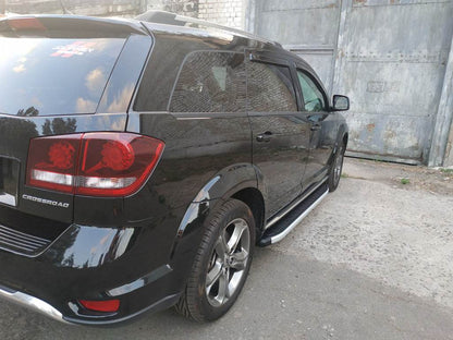 Lateral platforms Fullmond (2 pieces, aluminum) for Dodge Journey 2008↗ - Reelken Auto