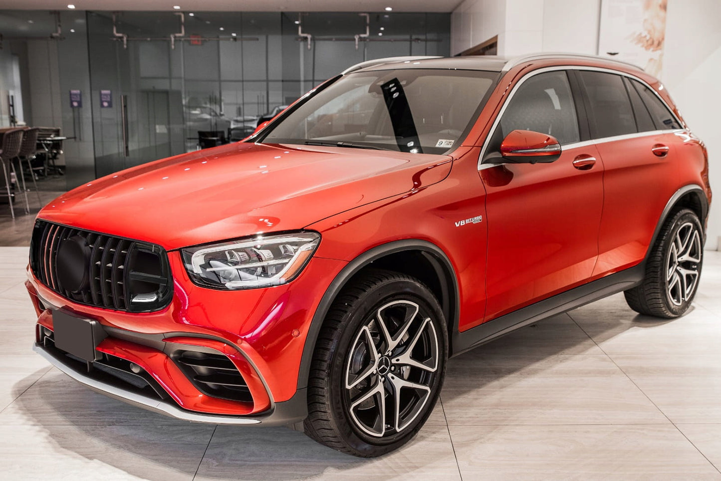 Front Grille Rocket (for GLC 43 AMG/GLC 63 AMG/AMG-Line 2019-2022) for Mercedes GLC X253 2015-2022 - image 9