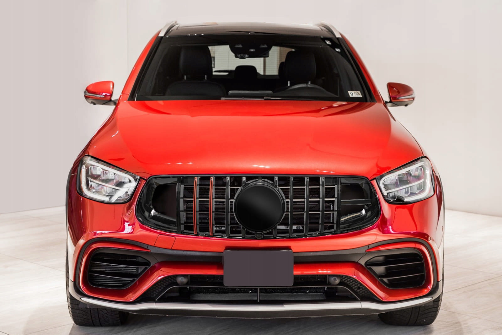 Front Grille Rocket (for GLC 43 AMG/GLC 63 AMG/AMG-Line 2019-2022) for Mercedes GLC X253 2015-2022 - image 2