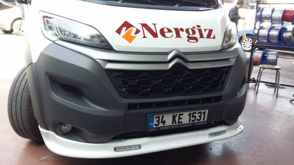 Front lip 2014↗︎ (narrow with LED, paintable) for Fiat Ducato 2006-2025 - image 7