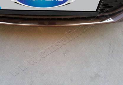 Bumper grille trim 2014-2018 (stainless steel) for Hyundai I-20 2014-2020 - image 4