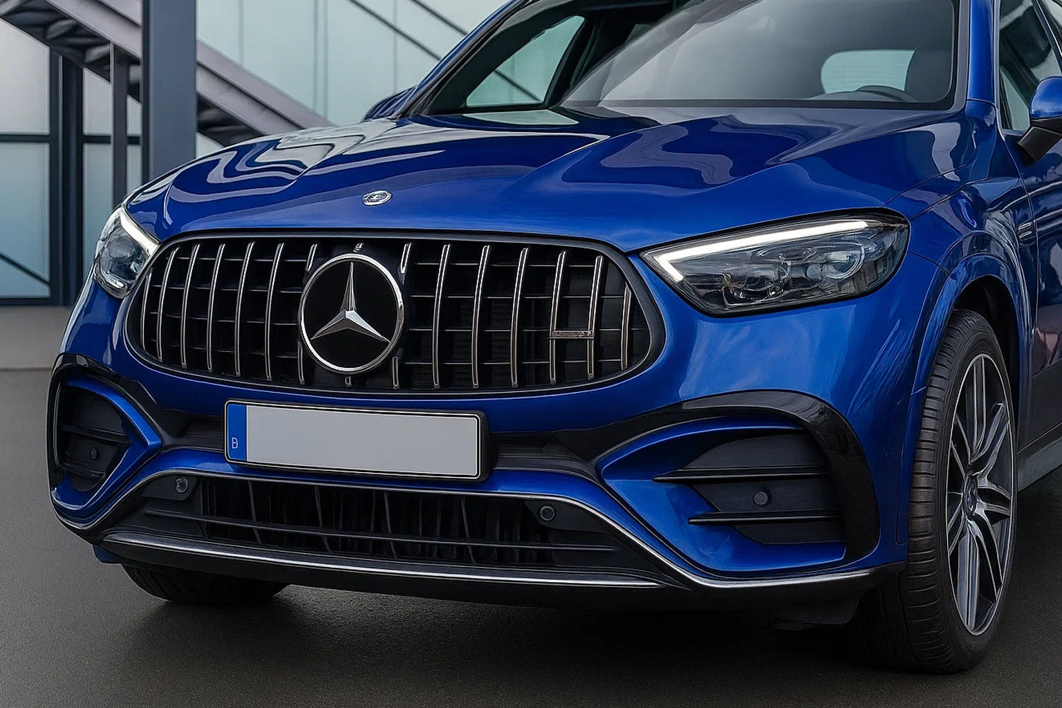 Front Grille GT Panamericana (for AMG Line) for Mercedes GLC coupe C254 2022- - image 1