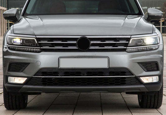 Front bumper protector 2016-2020 (stainless steel) for Volkswagen Tiguan 2016-2023 - image 1