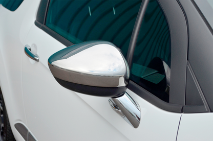 Mirror Covers (2 pcs, Stainless Steel) for Citroen C-5 2008-2017 - image 8