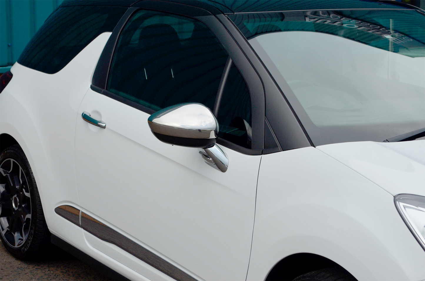 Mirror Covers (2 pcs, Stainless Steel) for Citroen C-3 2009-2016 - image 4