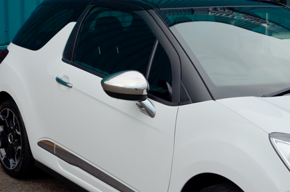 Mirror Covers (2 pcs, Stainless Steel) for Citroen C-3 2009-2016 - image 4