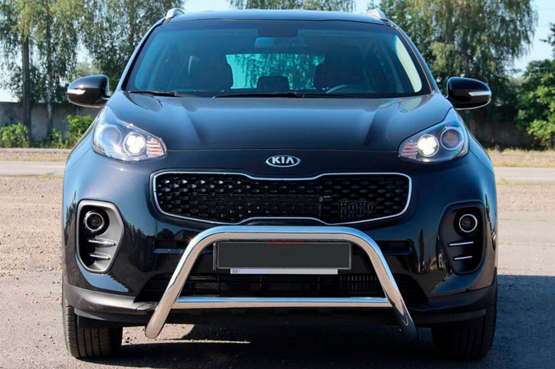 Bull Bar WT006 (Stainless Steel) for Kia Sportage 2015-2021 - image 1