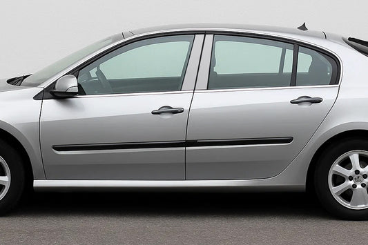 Stainless Steel Door Pillar Trim (4 pcs) for Renault Laguna 2007-2015 - image 1