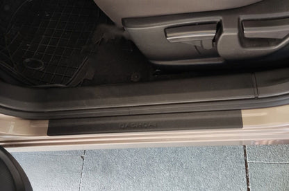 Door Sill Protectors DDU (4 pcs, plastic) for Nissan Qashqai 2007-2010 - image 1