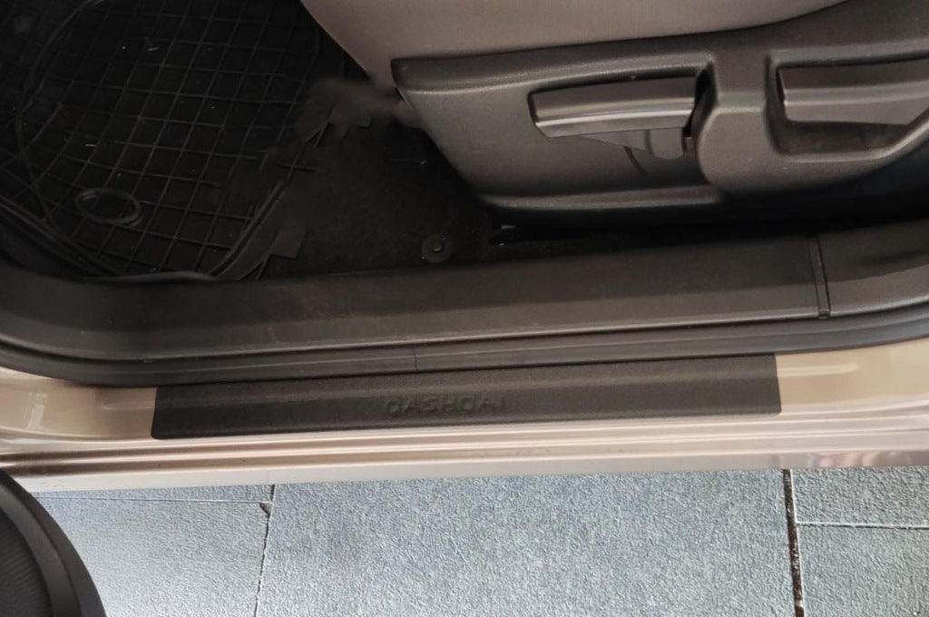 Door Sill Protectors DDU (4 pcs, plastic) for Nissan Qashqai 2007-2010 - image 1