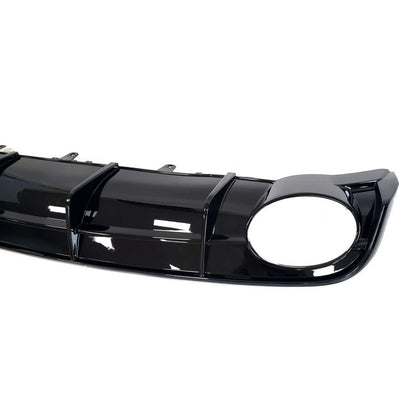 Rear diffuser with RS-Style V-1 nozzles (2014-2017, Sport) for Audi A6 C7 2011-2017 - image 7