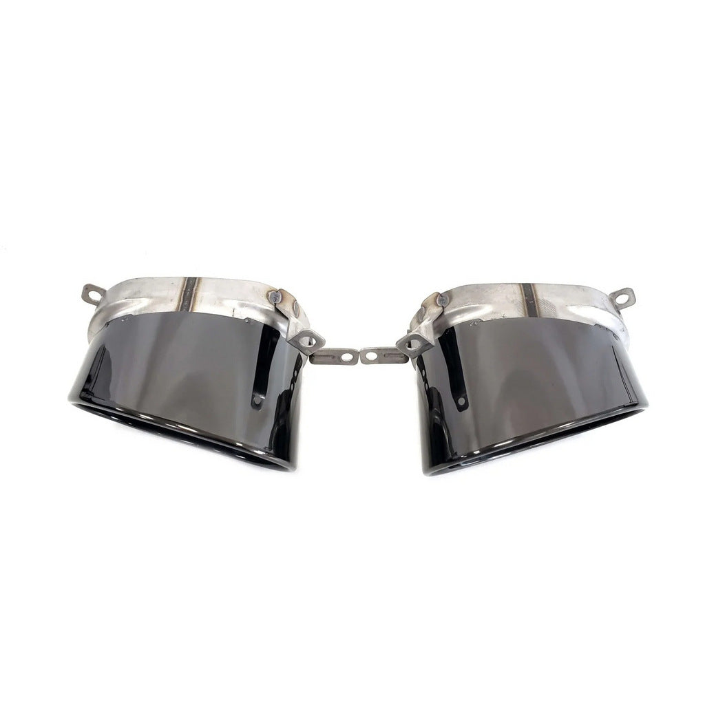 Rear diffuser with RS-Style V-1 nozzles (2014-2017, Sport) for Audi A6 C7 2011-2017 - image 4