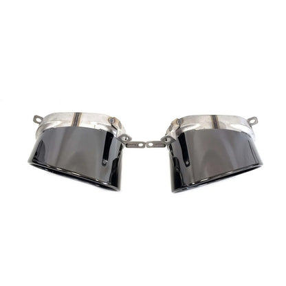 Rear diffuser with RS-Style V-1 nozzles (2014-2017, Sport) for Audi A6 C7 2011-2017 - image 4