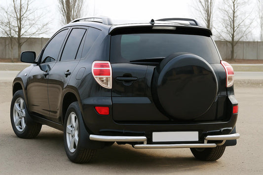 Chrome Tail Light Covers 2006-2009 (2 pcs, Stainless Steel) for Toyota Rav 4 2006-2013 - image 1