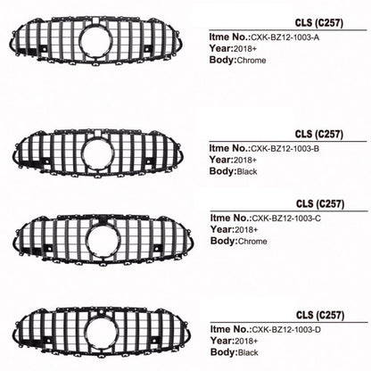 Front Grille (2005-2008, Diamond Silver) for Mercedes CLS C219 2004-2010 - image 3