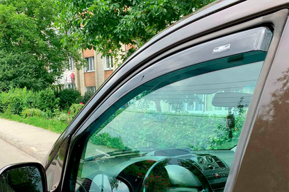 In-channel window deflectors (2 pcs, HIC) for Mercedes Vito W639 2004-2014 - image 3