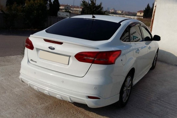 Rear bumper cover Sedan 2015↗ (primed for painting) for Ford Focus III 2011-2017 - image 1