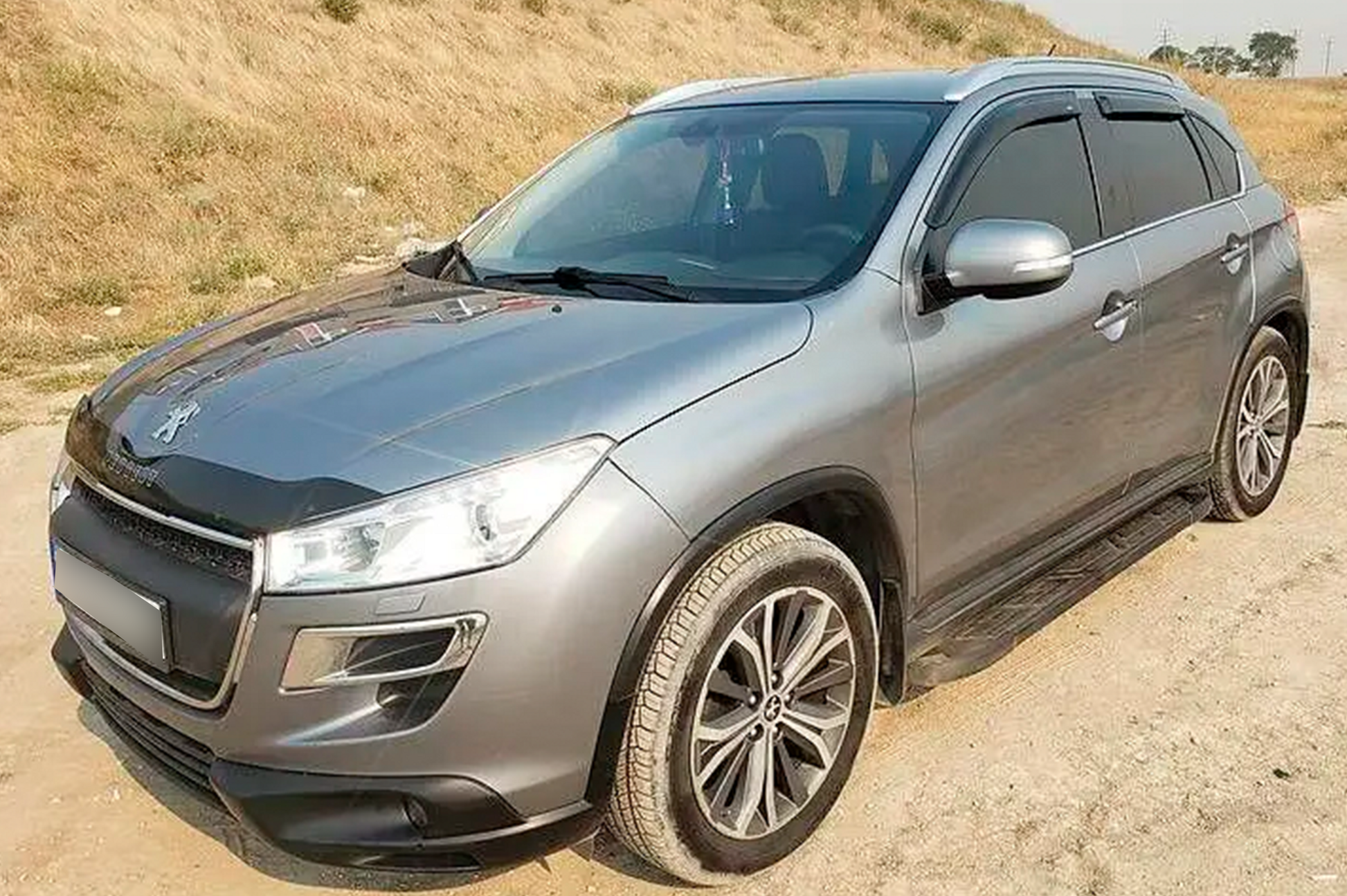 Window Deflectors (4 pcs, HIC) for Peugeot 4008 2012-2017 - image 1