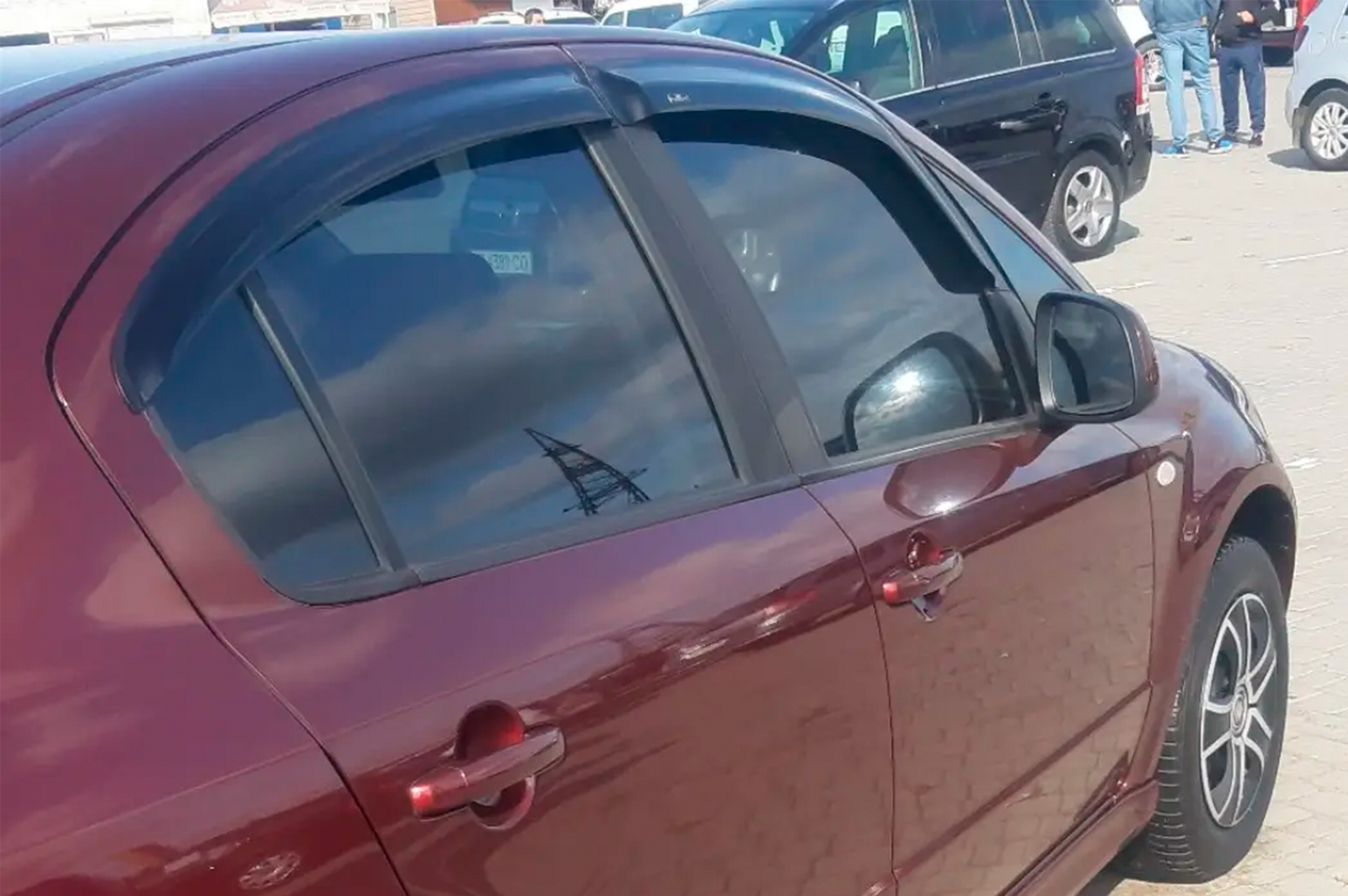 Window Deflectors SD (4 pcs, HIC) for Suzuki SX4 2006-2013 - image 3
