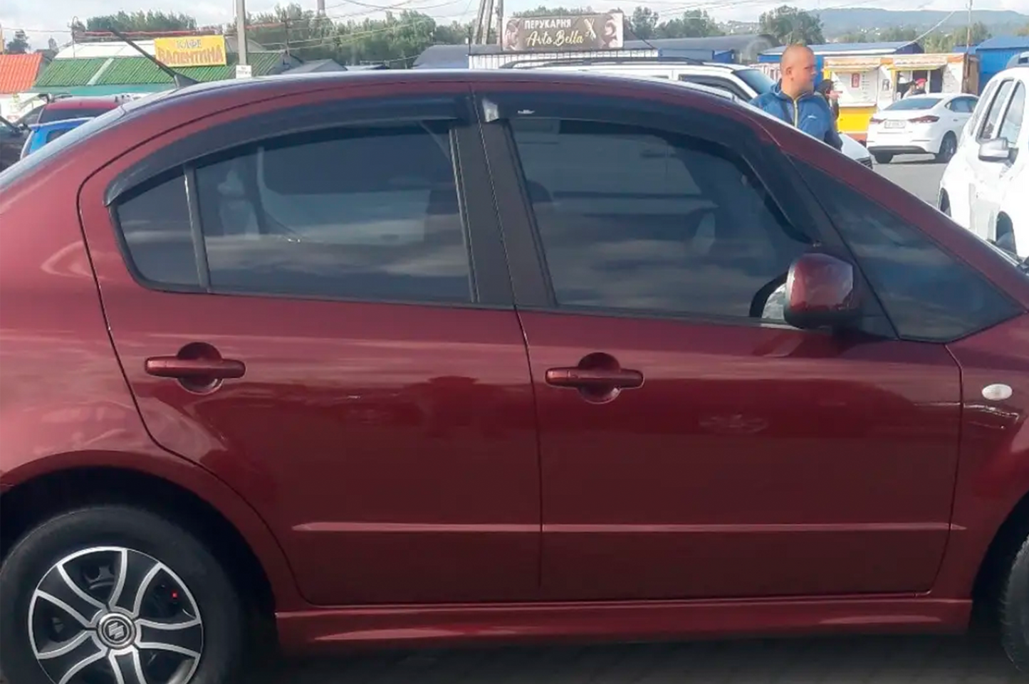 Window Deflectors SD (4 pcs, HIC) for Suzuki SX4 2006-2013 - image 2
