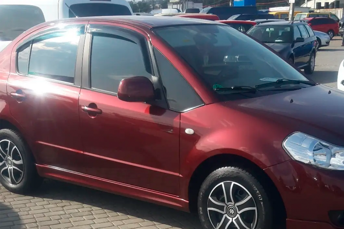 Window Deflectors SD (4 pcs, HIC) for Suzuki SX4 2006-2013 - image 1