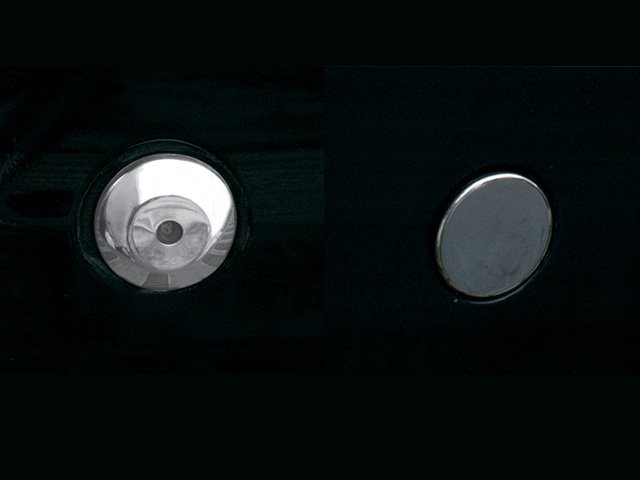 Lock covers (5 pcs, stainless steel) for Ford Connect 2002-2006 - image 3