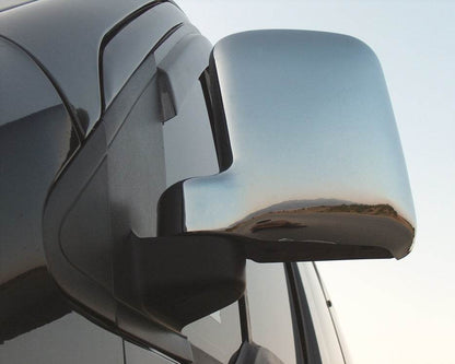 Covers for mirrors Chrome (2 PCs layer.) for Ford Connect 2002-2006 - Reelken Auto
