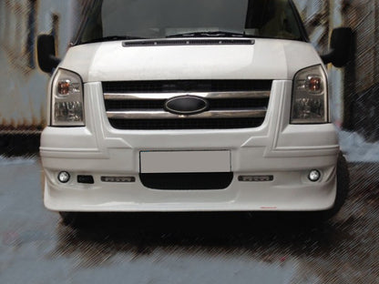 Front bumper lip (2006-2014, DRL, with grille) for Ford Transit 2000-2014 - image 1