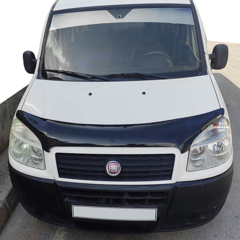 The hood deflector (EuroCap) for Fiat Doblo I 2005-2010 - Reelken Auto