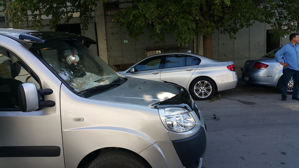 Windshield visor (black gloss, 5mm) for Fiat Doblo I 2001-2005 - image 5