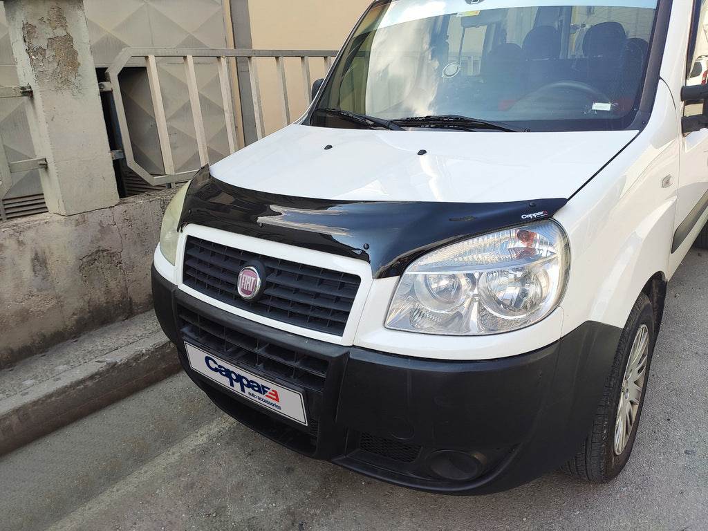 The hood deflector (EuroCap) for Fiat Doblo I 2005-2010 - Reelken Auto