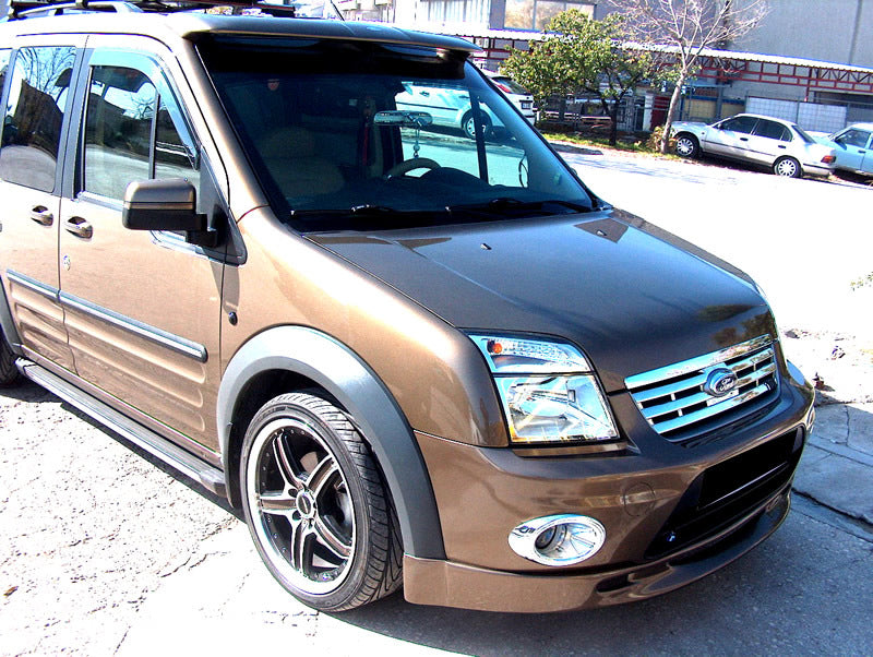 Front lower lip spoiler (primed) for Ford Connect 2010-2013 - image 4