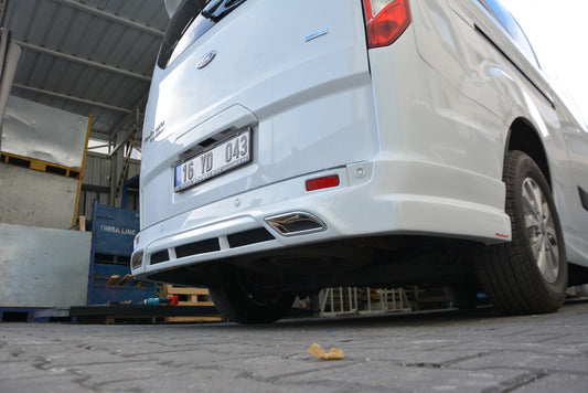 Rear bumper cover (primed for painting) for Ford Custom 2013-2022 - image 1