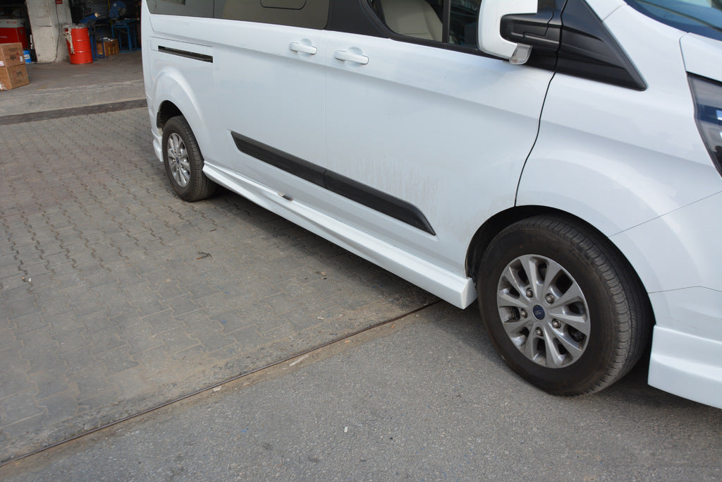 Side Skirts (2 pcs, primed for painting) for Ford Custom 2013-2022 - image 2