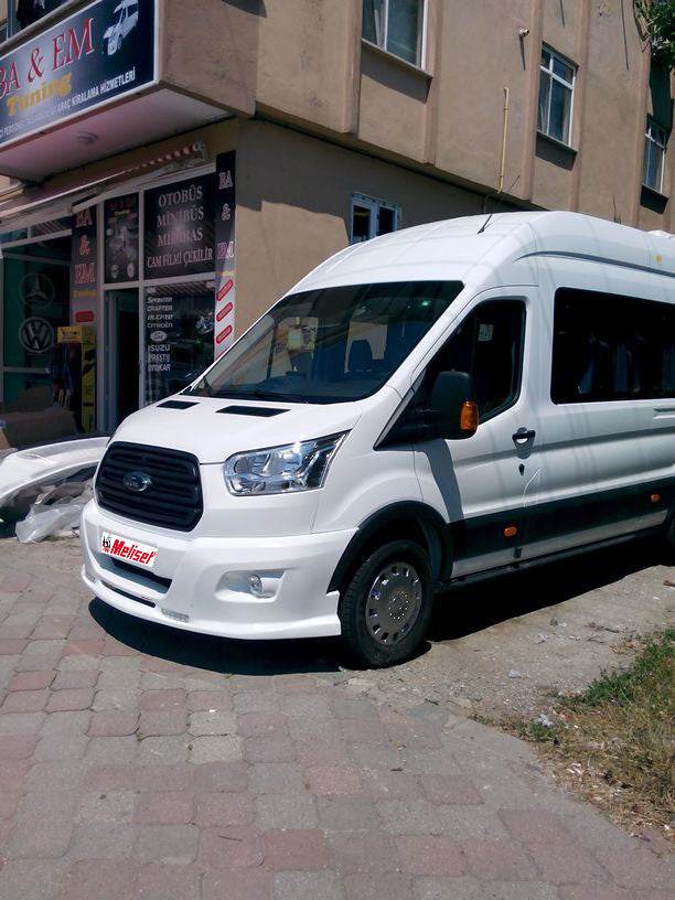 Trim, front bumper LED (2014-2019, paintable) for Ford Transit 2014↗ - Reelken Auto