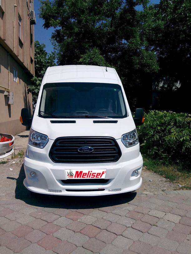 Trim, front bumper LED (2014-2019, paintable) for Ford Transit 2014↗ - Reelken Auto