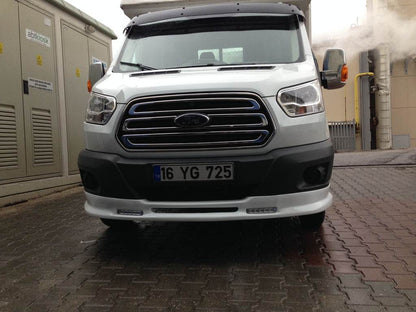 The front bumper spoiler Ince (2014-2019, paintable) for Ford Transit 2014↗ - Reelken Auto