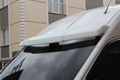 Windshield Sun Visor V2 (adhesive, paintable) for Ford Transit 2014- - image 1