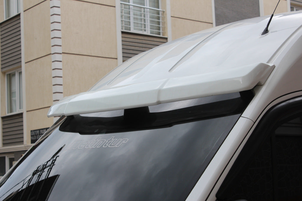 Windshield Sun Visor V2 (adhesive, paintable) for Ford Transit 2014- - image 1