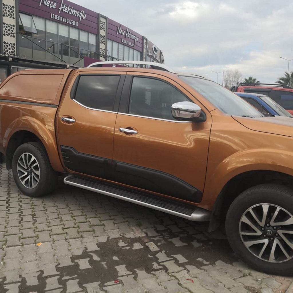 Molding on doors (4 PCs ABS) for Nissan Navara/NP300 2016- - Reelken Auto
