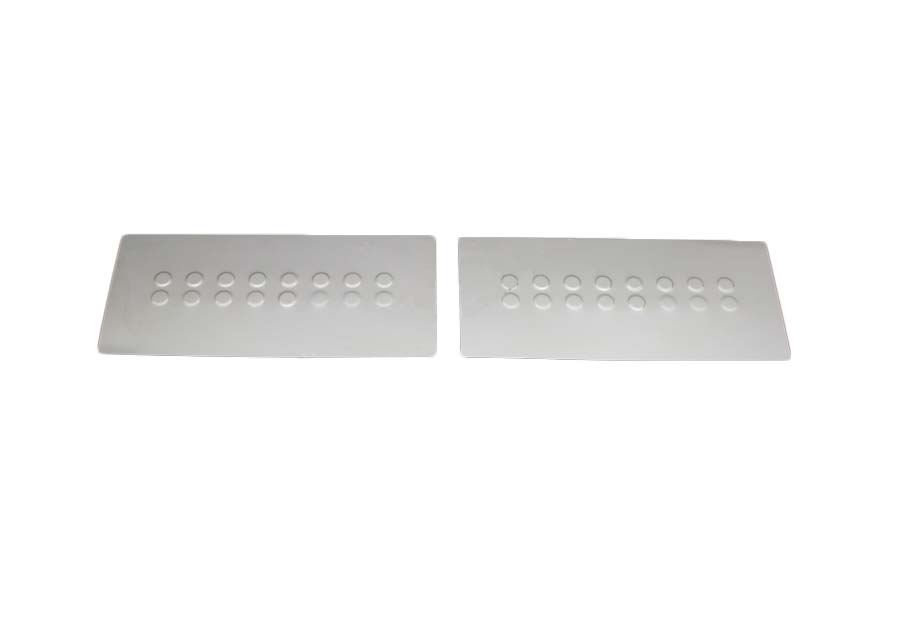 Interior door sill plates OmsaLine (2 pcs, Stainless Steel) for Peugeot Boxer 2006-2025 - image 1