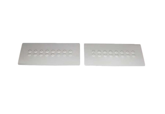 Interior door sill plates OmsaLine (2 pcs, Stainless Steel) for Peugeot Boxer 2006-2025 - image 1