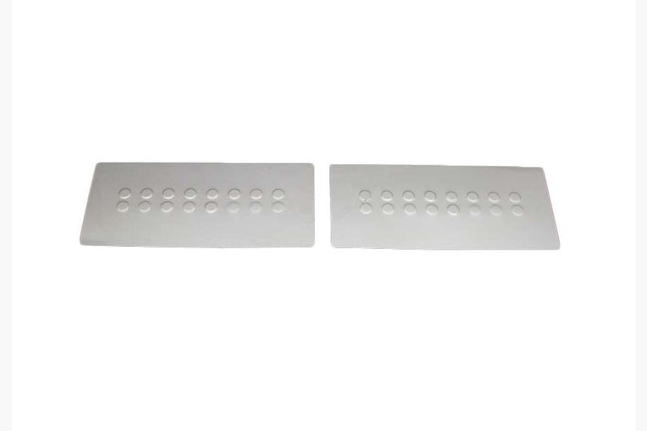 Interior door sill plates OmsaLine (2 pcs, Stainless Steel) for Opel Movano 2021- - image 1