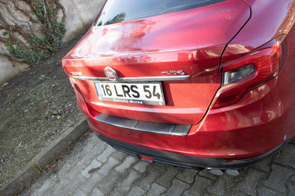 Cover on the rear bumper EuroCap (Sedan, ABS) for Fiat Tipo 2016↗ year - Reelken Auto