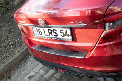 Cover on the rear bumper EuroCap (Sedan, ABS) for Fiat Tipo 2016↗ year - Reelken Auto