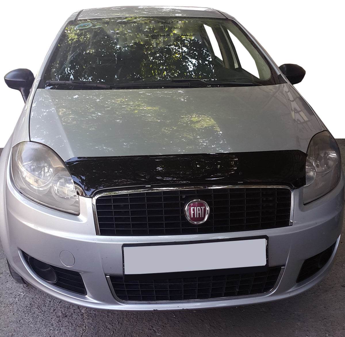 The hood deflector (EuroCap) for Fiat Linea 2006-2018 - Reelken Auto