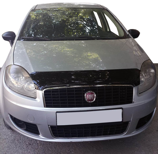The hood deflector (EuroCap) for Fiat Linea 2006-2018 - Reelken Auto