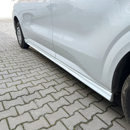 Side skirts (long wheelbase, primed for painting) for Ford Custom 2023- - image 1