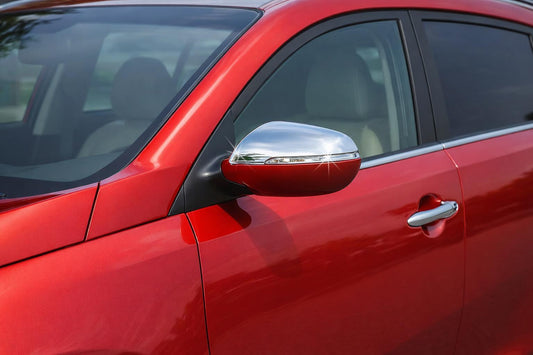Mirror Covers (2 pcs, Stainless Steel) for Kia Sportage 2010-2015 - image 1